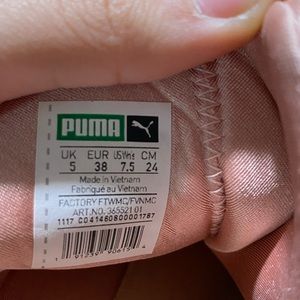 Pink Puma shoes